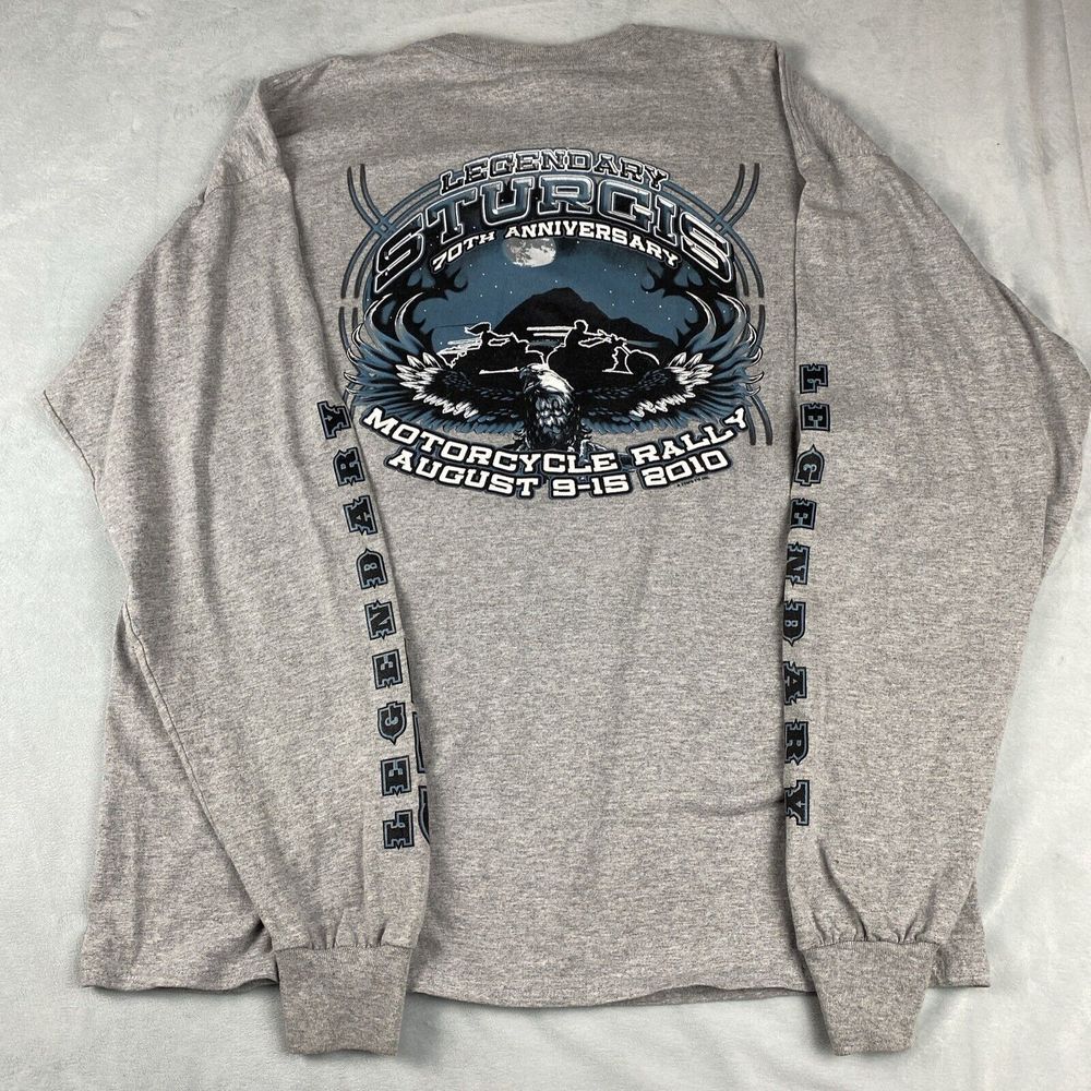2010 70 th ANNUAL STURGIS MOTORCYCLE RALLY BLACK HILLS SD.SZ XL - Picture 7 of 11